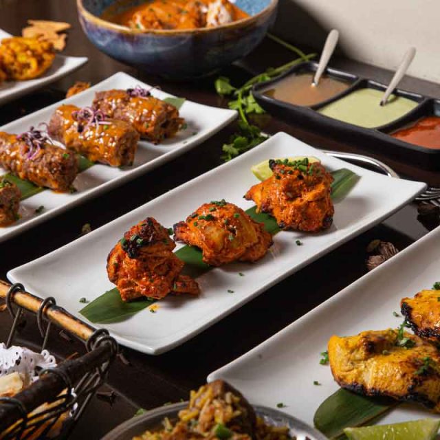 Authentic Indian paneer dishes at New Spice Grill Edmonton